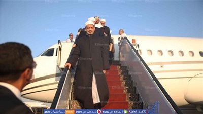 شيخ الأزهر يصل القاهرة قادما من الشيشان