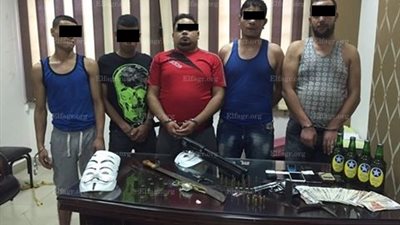 حبس تشكيل عصابي تخصص في أعمال البلطجة وتجارة المخدرات بالدقهلية