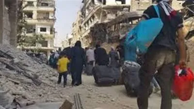 وصول الدفعة الثانية والأخيرة من أهالي داريا إلى محافظة إدلب