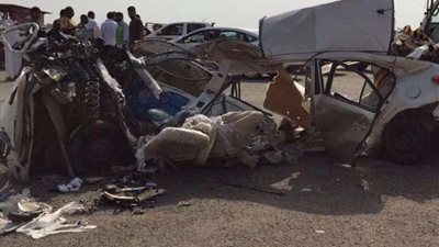 مصرع شابين وإصابة 5 في حادث مروري على طريق صبيا الدولي