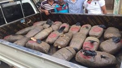 ضبط سائق بحوزته 22 لفافة بانجو بالدقهلية