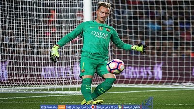 تير شتيجين يسجل رقما قياسيا لأول مرة في تاريح الدوري الإسباني