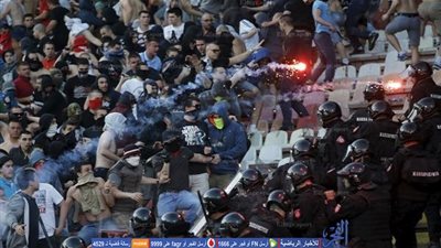 شغب جماهيري وهتافات عنصرية تفسد فوز رد ستار بالدوري الصربي