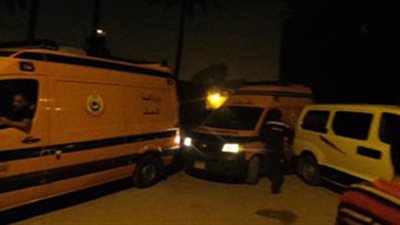 بالأسماء.. إصابة 12 من أسرة قبطية في حادث تصادم على طريق 