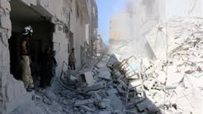 عاجل.. قتلى وجرحى فى قصف جوى على مدينة حمص