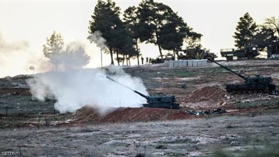 مصدر عسكري تركي: نفذنا 57 ضربة مدفعية في 24 ساعة شمال سوريا