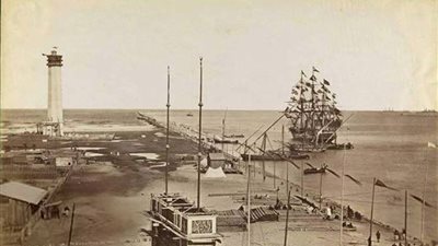 جانب من حفل افتتاح قناة السويس في عام 1869م