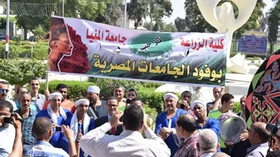 «زراعة المنيا» تستقبل وفدي حلوان والقاهرة بـ «الإعلام»