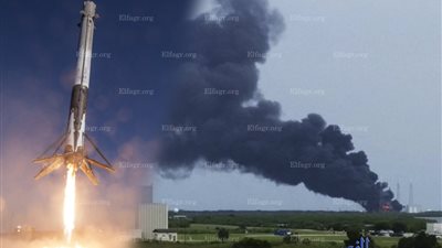  عاجل.. دوي انفجارات لدى تحطم صاروخ 