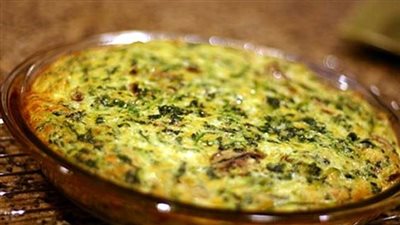 طريقة عمل صينية سبانخ بالفرن