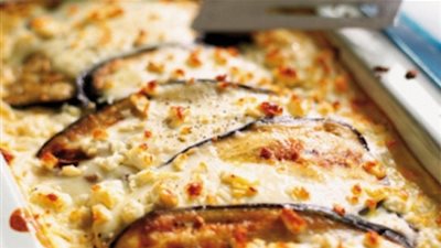 طريقة تحضير غراتان الباذنجان بالبشاميل