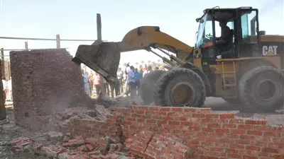 حملة مكبرة لإزالة التعديات بـ