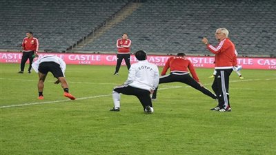 بالصور.. مران المنتخب الرابع في جوهانسبرج