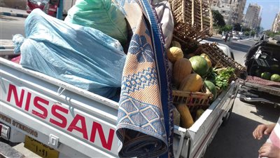 تحرير 67 مخالفة تعدى على الطريق فى مطروح