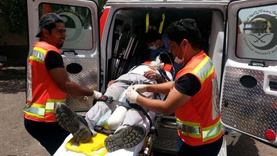 الهلال الأحمر يسعف 257 حاجاً في العاصمة المقدسة