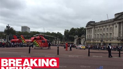 عاجل.. الإسعاف الطائر يصل قصر باكنجهام الملكي (فيديو)