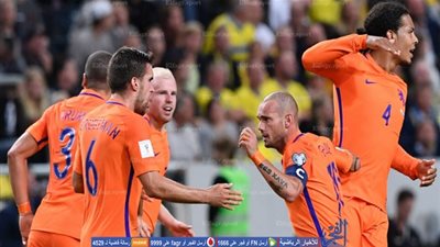 بالفيديو.. شنايدر ينقذ هولندا أمام السويد بتصفيات المونديال