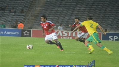 صور مباراة منتخب مصر وجنوب أفريقيا على كأس نيلسون مانديلا