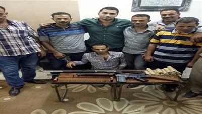 ضبط عاطل بحوزته بندقيتين و2 كيلو بانجو في ههيا بالشرقية