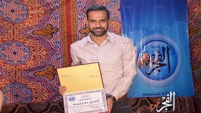 تكريم الشاعر أمير طعيمة في خيمة 