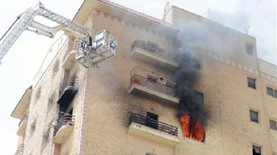 مدمن يشعل النيران في شقة طليقته لخلافاته معها بالإسكندرية