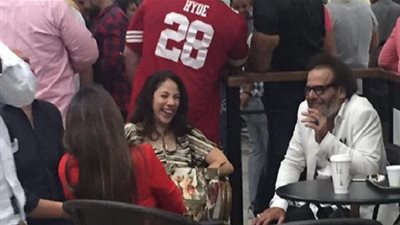 خالد الحلفاوي وأحمد البدري يصلا العرض الخاص لفيلم 