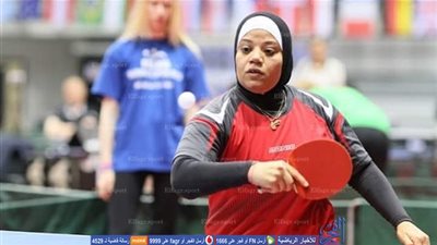 فايزة محمود تخسر أمام بطلة تركيا في تنس الطاولة بالدورة البارالمبية