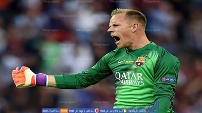    الإصابة تبعد شتيجن عن برشلونة