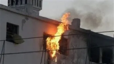 أول فيديو لهروب المساجين من قسم شرطة السلام 2 بالنهضة بعد حرقه