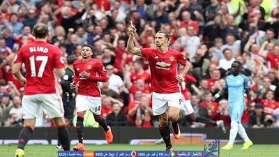 بالفيديو.. إبراهيموفيتش يسجل الهدف الأول لليونايتد أمام السيتي 