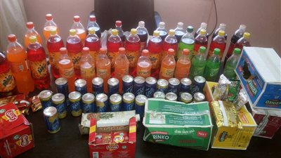 ضبط 900 لعبة نارية ومواد غذائية منتهية الصلاحية فى برانى