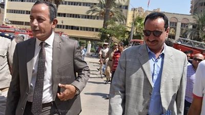 مدير أمن الغربية يشهد مناورة حية للإبلاغ عن حريق في المحلة ( صور)