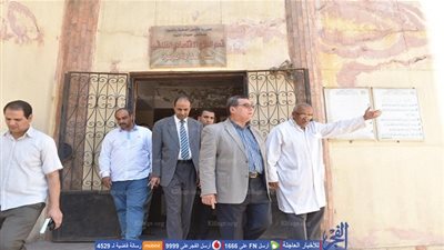 محافظ الفيوم يفاجئ العاملين بمستشفى الحميات بجولة تفقدية