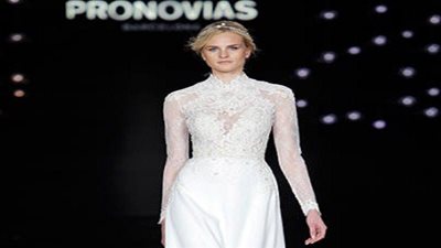 صيحات جديدة مليئة بالأنوثة من فساتين زفاف عروس 2017