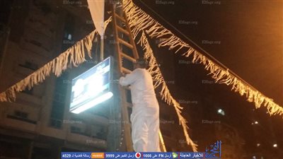 وكيل أوقاف الإسكندرية يتفقد ساحات صلاة العيد ويزيل الدعايا المخالفة (صور)