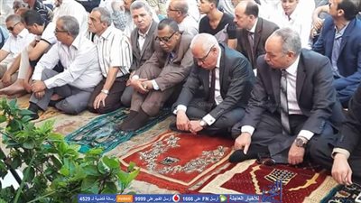 لأول مرة..  محافظ بورسعيد يؤدى صلاة العيد بمدينة بورفؤاد  