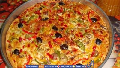 أسهل طريقة لعمل بيتزا الخضروات..(صور)
