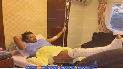 هاني سعيد يجري جراحة ناجحة في الرباط الصليبي