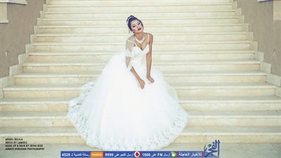 أناقة فستان الزفاف ببصمة 