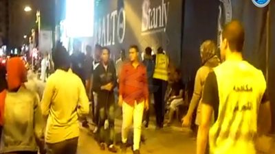 لحظة القبض على شاب تحرش بـ