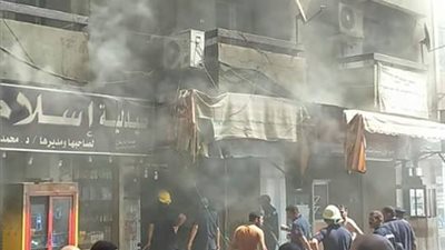 ننشر أول صورة لحريق 