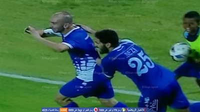 مهاب سعيد يسجل الهدف الثاني لأسوان في شباك الداخلية (فيديو)