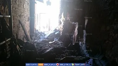 آثار حريق عقار سكني بحي الأزبكية (فيديو)