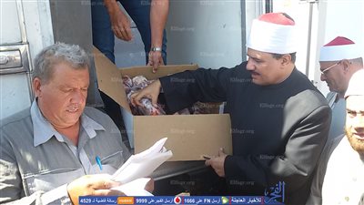 أوقاف جنوب سيناء توزع 2 طن لحوم بمشروع 