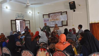 الكشف على 852 مريض فى قافلة طبية بمركز السادات (صور)