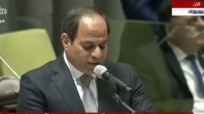 السيسي يشيد بدور الأمم المتحدة مع اللاجئين.. ويبرز جهود الجيش في تأمين الحدود