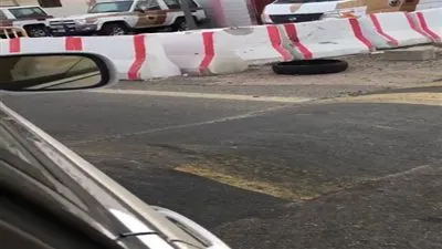 المطبات بطريق 