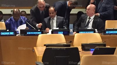 السيسي يترأس اجتماع مجلس السلم والأمن الأفريقي (صور)