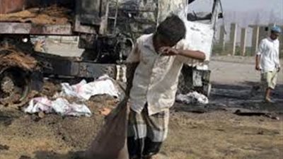 20 قتيلًا حصيلة الغارة الجوية على قافلة المساعدات بحلب