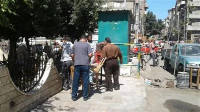 غلق محل لبيع الخمور بدمياط 